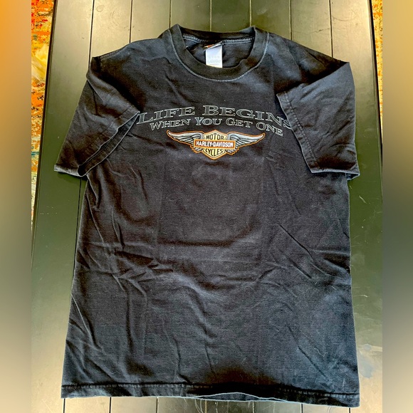 Harley-Davidson Other - Bruce Rossmeyer's Daytona (Beach, FL) Harley Davidson Black T-Shirt, size Large